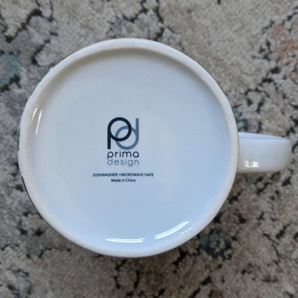 Frida Kahlo Mug | Pink & White | Coffee & Tea | Floral - Picture 3 of 3